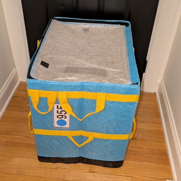 Giant zippered tote bag, xl storage bag - Picture 4 of 9